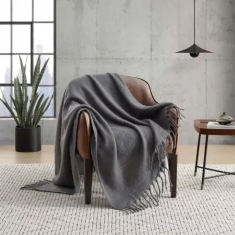 KCNY Mohair Microfiber Throw