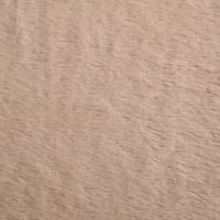 KCRFaux Fur Solid Microfiber Throw