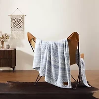 Western Horse Stripe Microfiber Throw