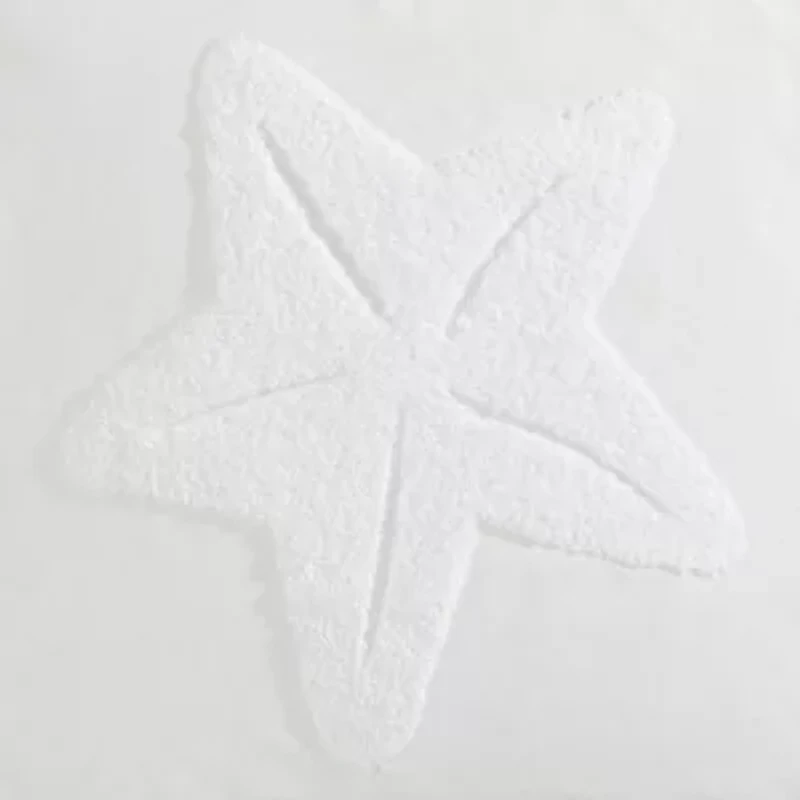 Starfish Loop Embroidery Cotton Decorative Pillow