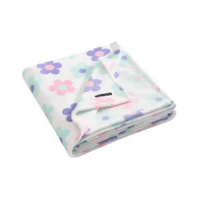 Retro Daisy Toss Microfiber Throw