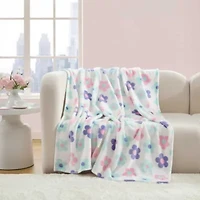 Retro Daisy Toss Microfiber Throw