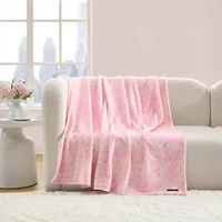 Betsey Damask Microfiber Throw
