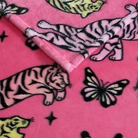 Butterfly Tiger Microfiber Throw