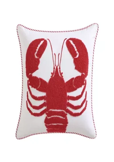 Lobster Cotton Decorative Pillow
