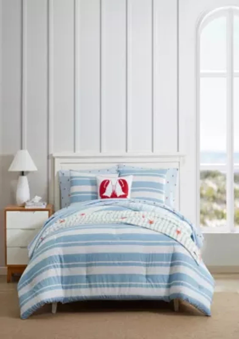 Lobster Cotton Decorative Pillow