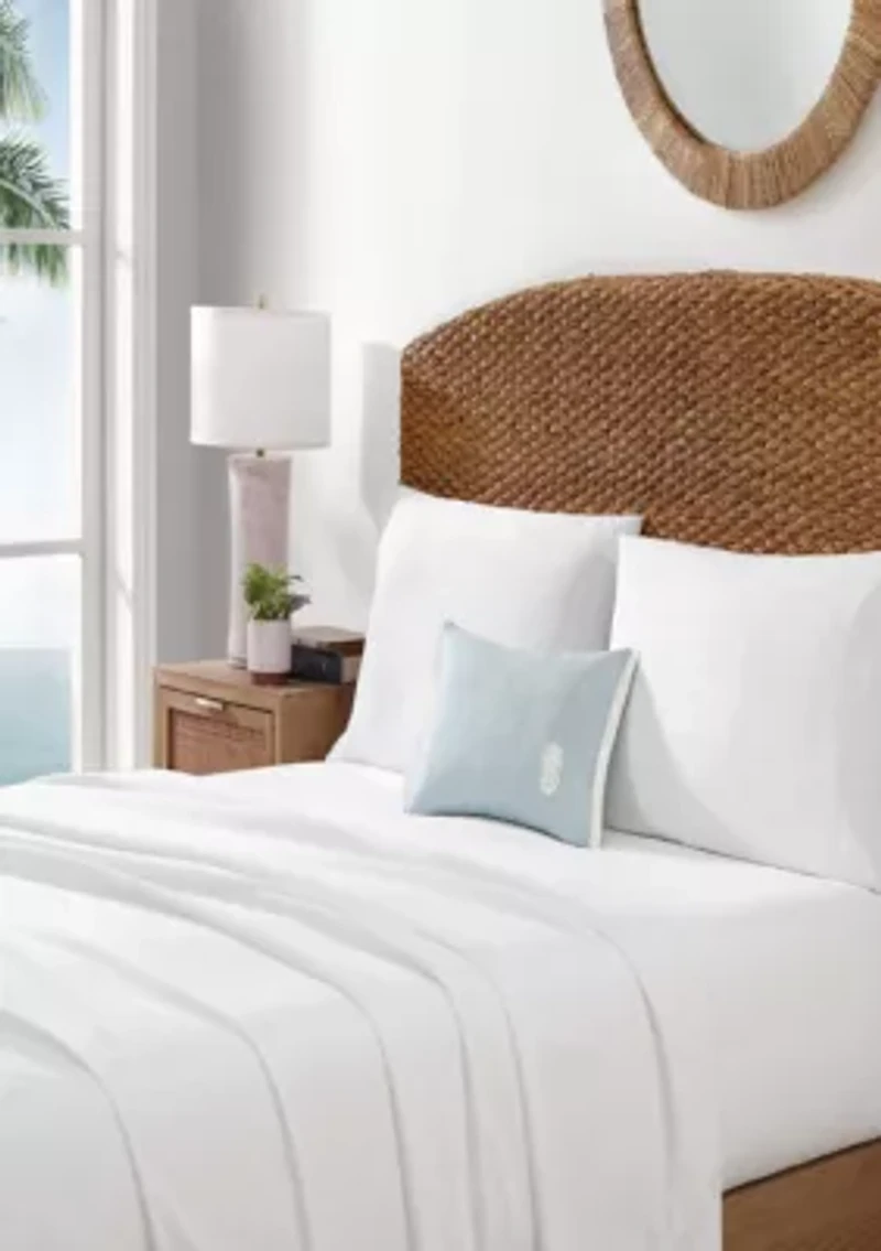 Ocean Bay Pineapple Cotton Decorative Pillow