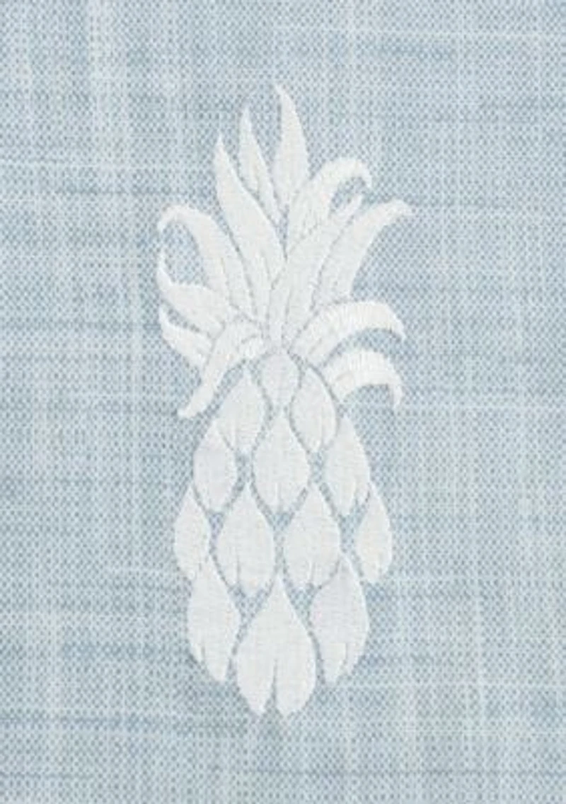 Ocean Bay Pineapple Cotton Decorative Pillow