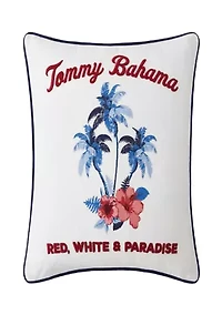 Palm Paradise Cotton Decorative Pillow