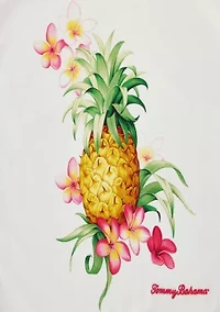 Pineapple Botanic Cotton Decorative Pillow