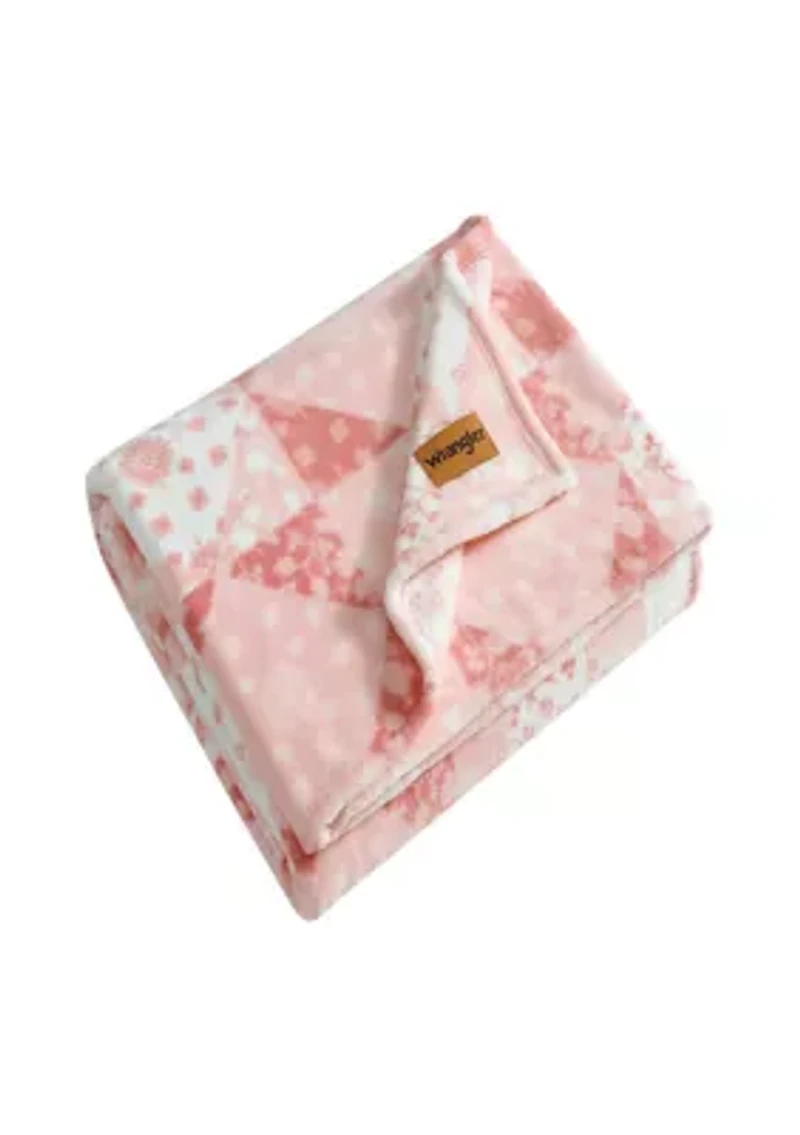 Rodeo Patchwork Microfiber Throw