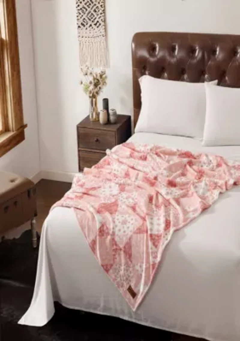 Rodeo Patchwork Microfiber Throw