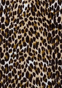 Etched Leopard Microfiber Throw