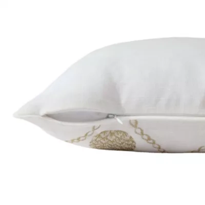 Golden Pineapples Microfiber Decorative Pillow