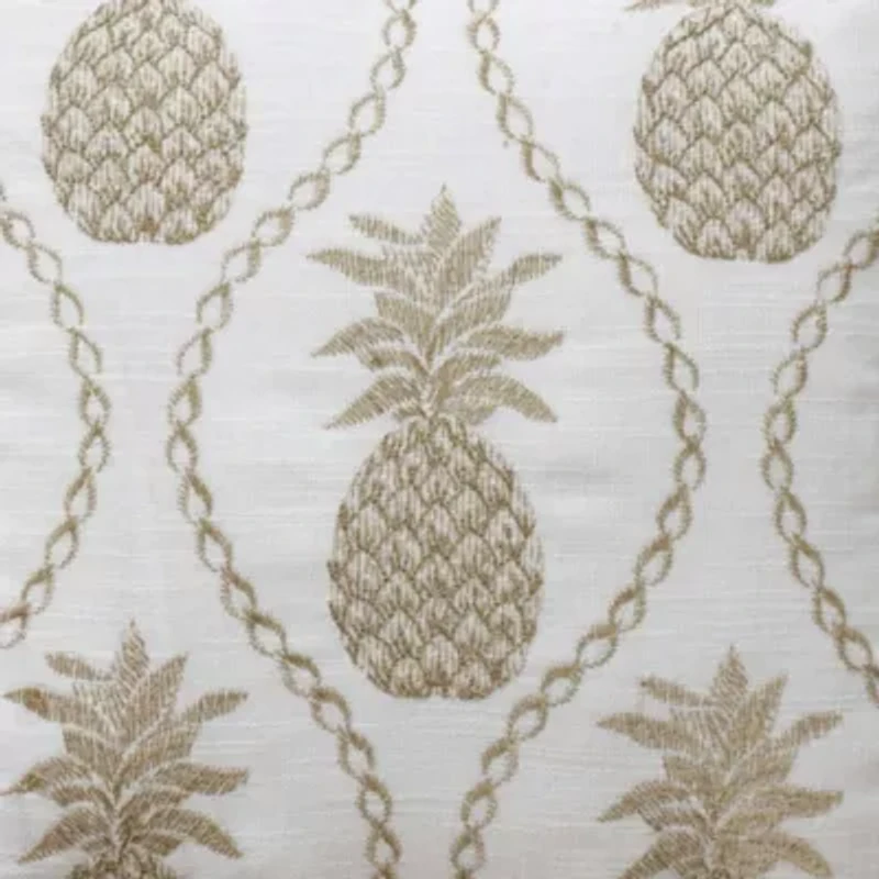 Golden Pineapples Microfiber Decorative Pillow
