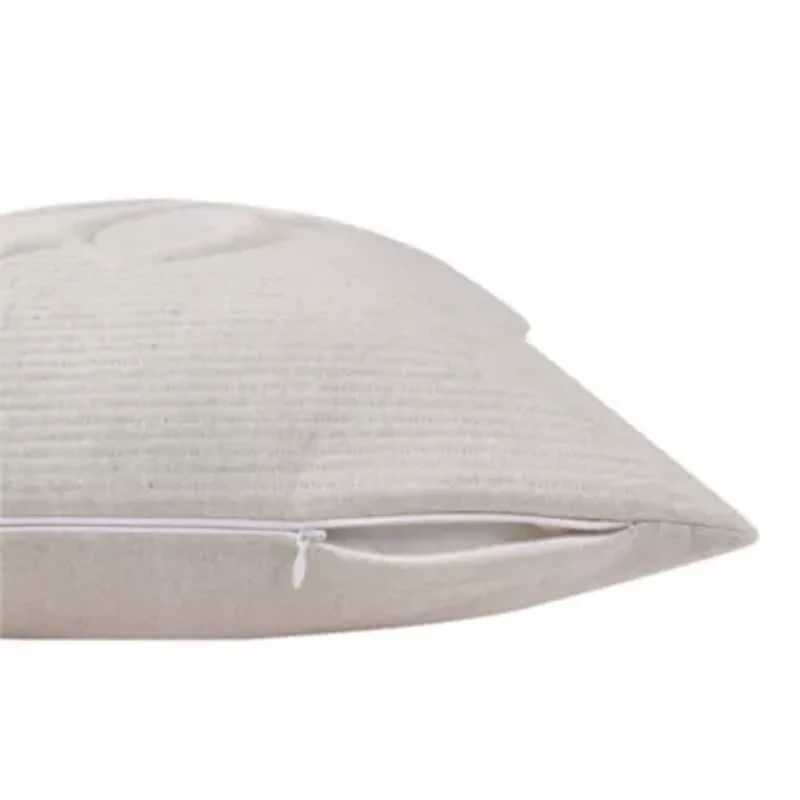 Island Estate Quilted Logo  Decorative Pillow
