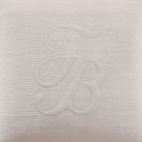 Island Estate Quilted Logo  Decorative Pillow