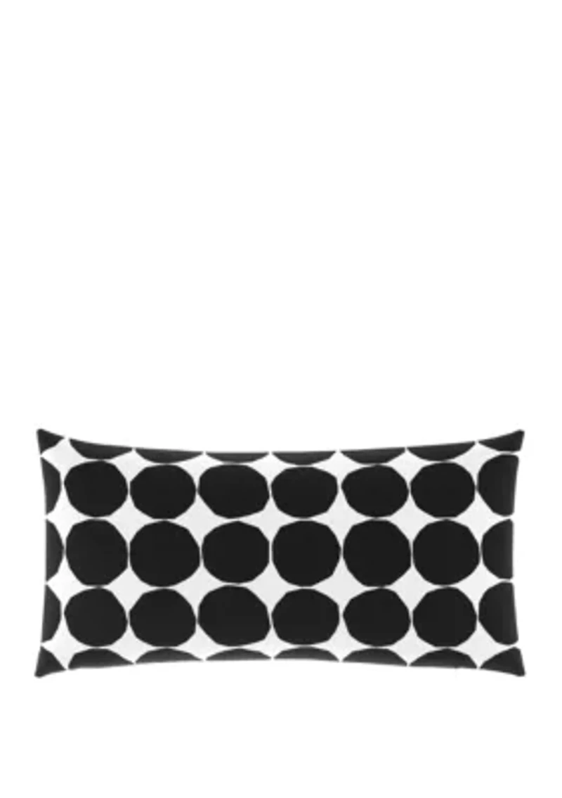 Pienet Kivet Black 15 in x 30 in Decorative Pillow
