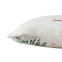 Festive Palms Microfiber Decorative Pillow