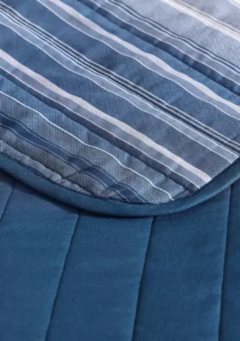 Coveside 100% Cotton- 4 Piece- Quilted Daybed Cover Set