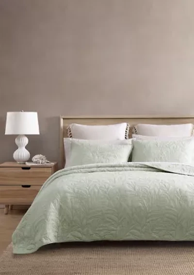 Solid Costa Sera Stitch 1-Piece Quilt