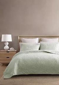 Solid Costa Sera Stitch 1-Piece Quilt