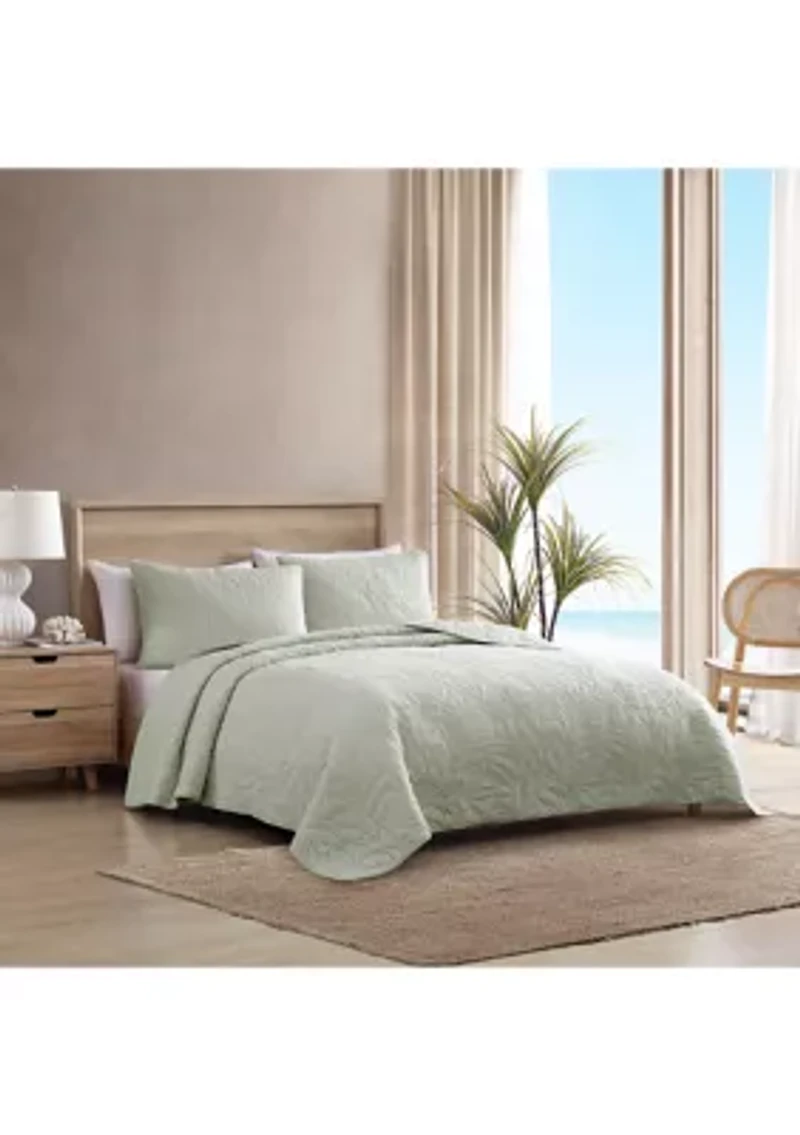 Solid Costa Sera Stitch 1-Piece Quilt