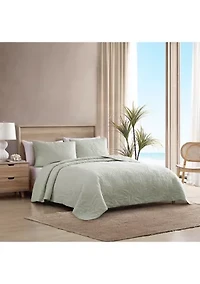 Solid Costa Sera Stitch 1-Piece Quilt