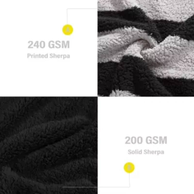 Lawndale Sherpa - Reversible Throw Blanket