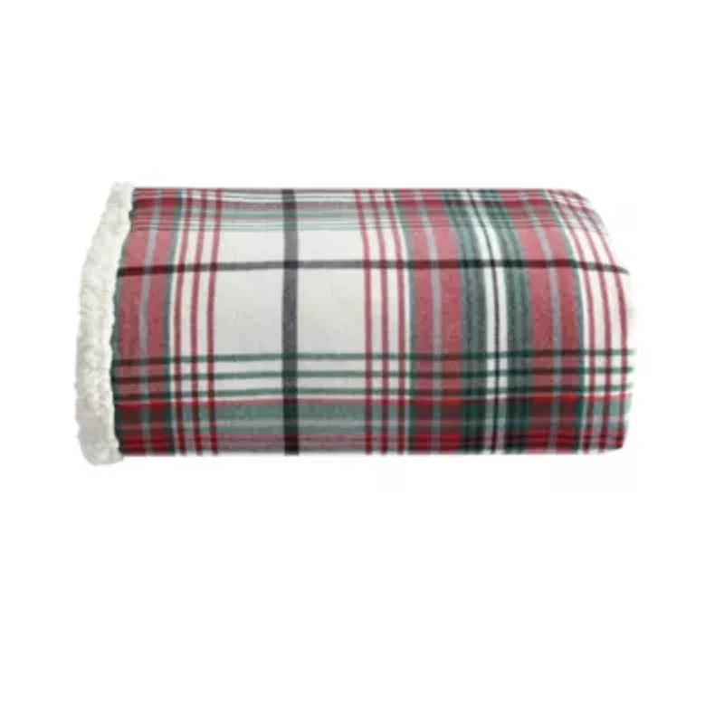 Montlake Plaid Cotton Throw Blanket