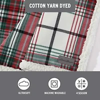 Montlake Plaid Cotton Throw Blanket