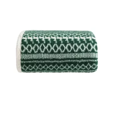 Alpine Fair Isle Polyester Throw Blanket