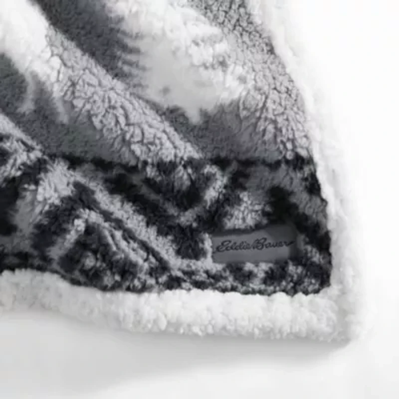 Woodland Fair Isle Polyester Throw Blanket