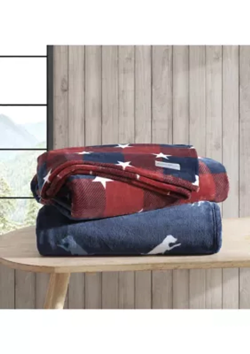 Buddy The Dog Microfiber Throw Blanket