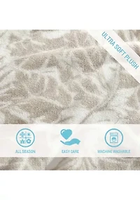 Costa Blanca Microfiber Throw Blanket
