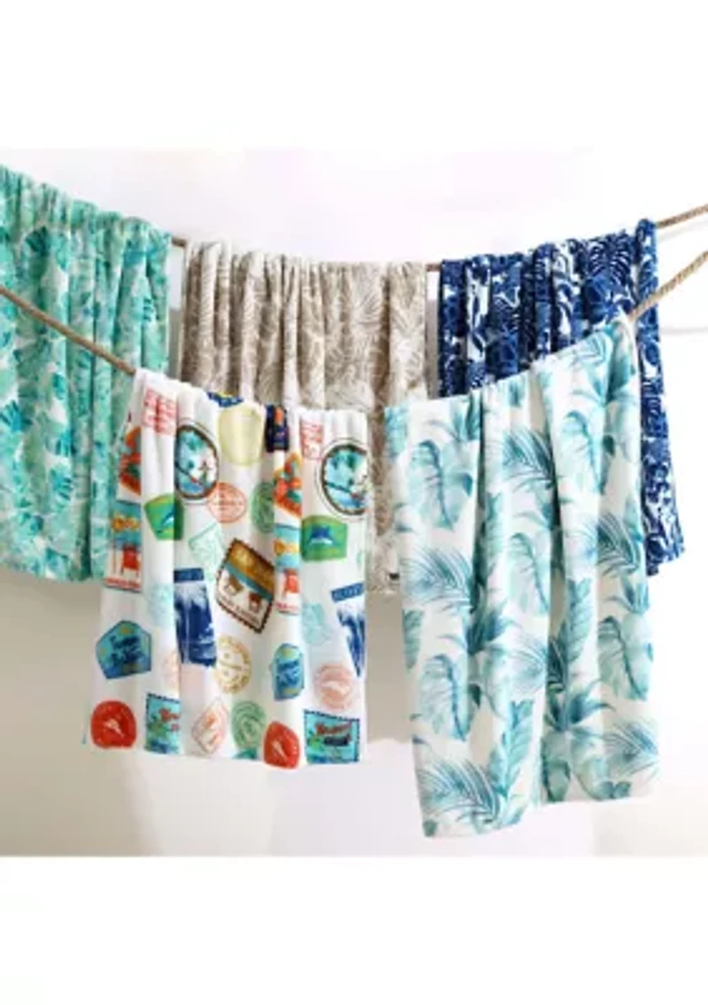 Turtle Bay Microfiber Throw Blanket