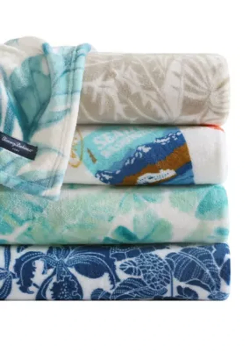 Turtle Bay Microfiber Throw Blanket