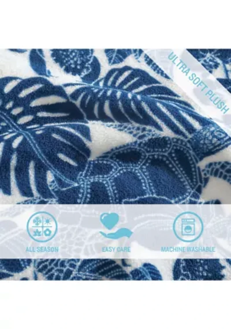Turtle Bay Microfiber Throw Blanket