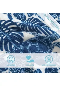 Turtle Bay Microfiber Throw Blanket