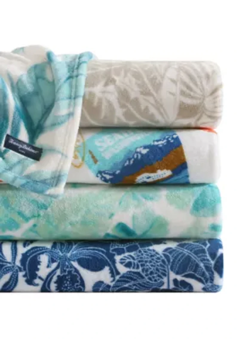 Waimea Bay Microfiber Throw Blanket