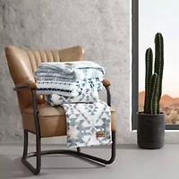 Canyon Ikat Microfiber Throw Blanket