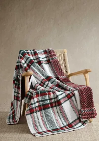 Emmet Plaid Microfiber Throw Blanket