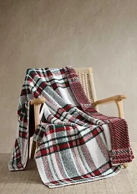Emmet Plaid Microfiber Throw Blanket