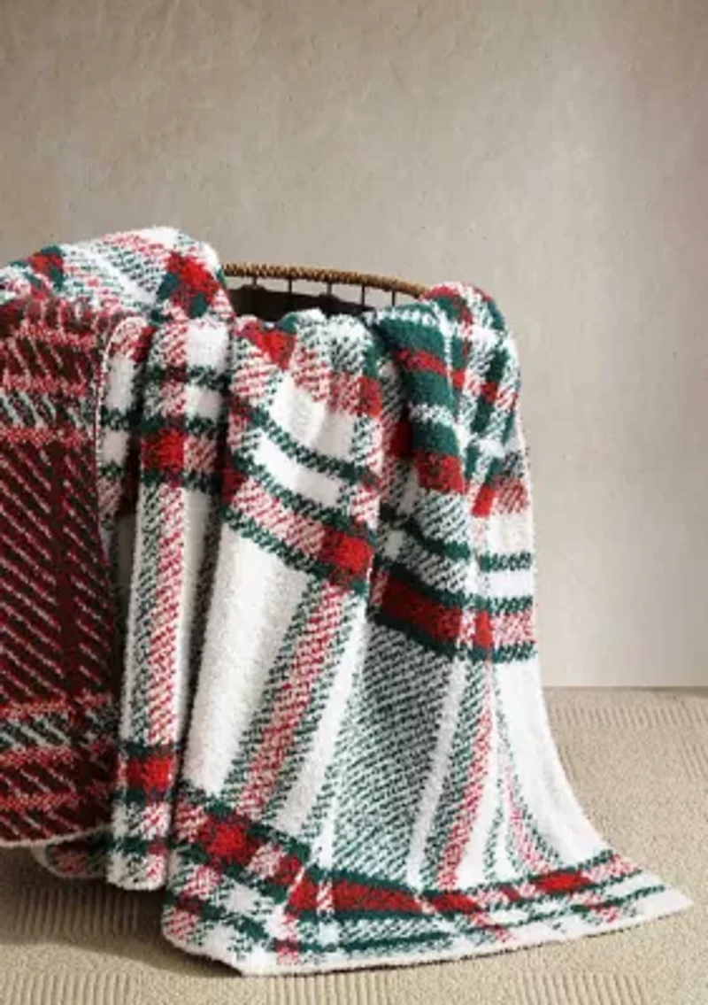 Emmet Plaid Microfiber Throw Blanket