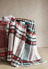 Emmet Plaid Microfiber Throw Blanket