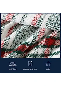 Emmet Plaid Microfiber Throw Blanket