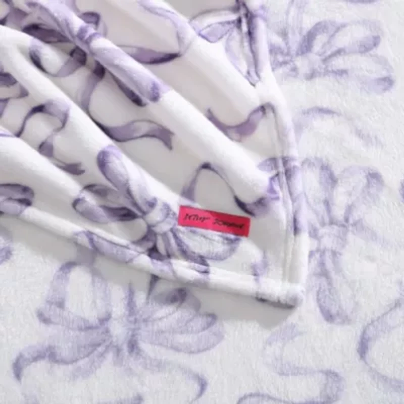Ballet Bows Microfiber Throw Blanket