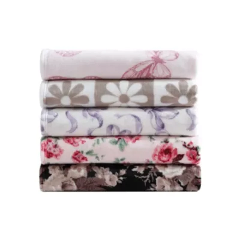 Ballet Bows Microfiber Throw Blanket