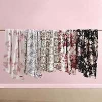 Daisy Check Microfiber Throw Blanket