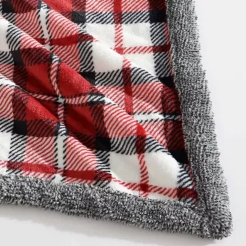 Parkwood Plaid Microfiber Throw Blanket